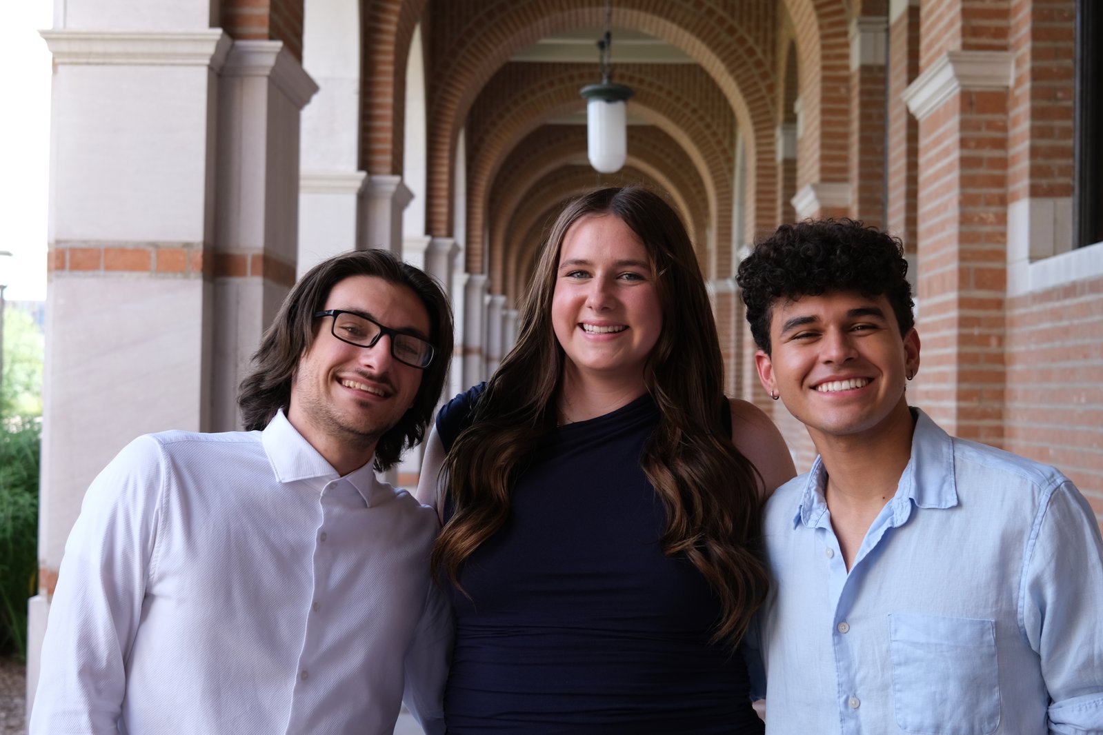 Ava Casperson, Chad Federico, and Collin DeSoto